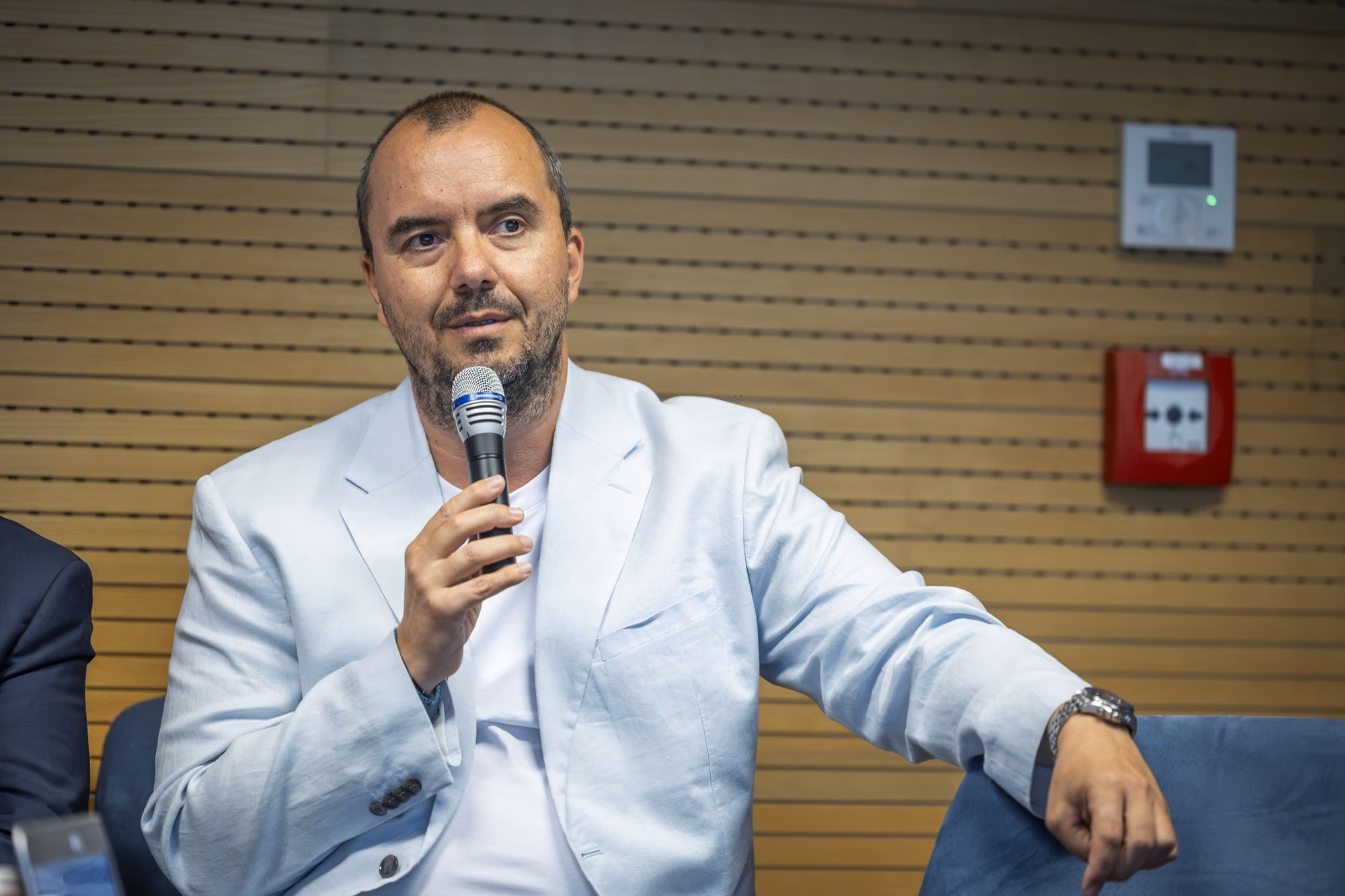 Bogdan Putinică în panel mode în sesiunea Q&A finală