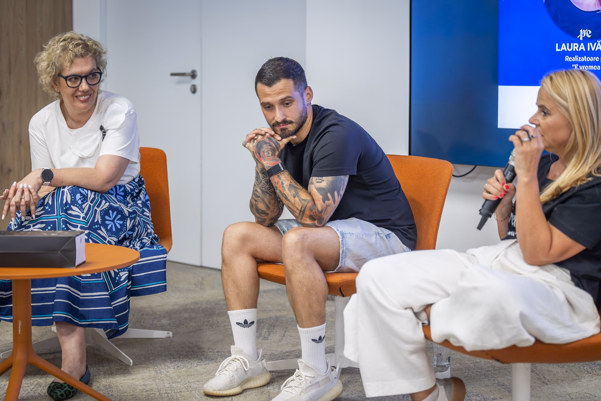 A 4. panel a podcast definíciójáról szóló vita közben.