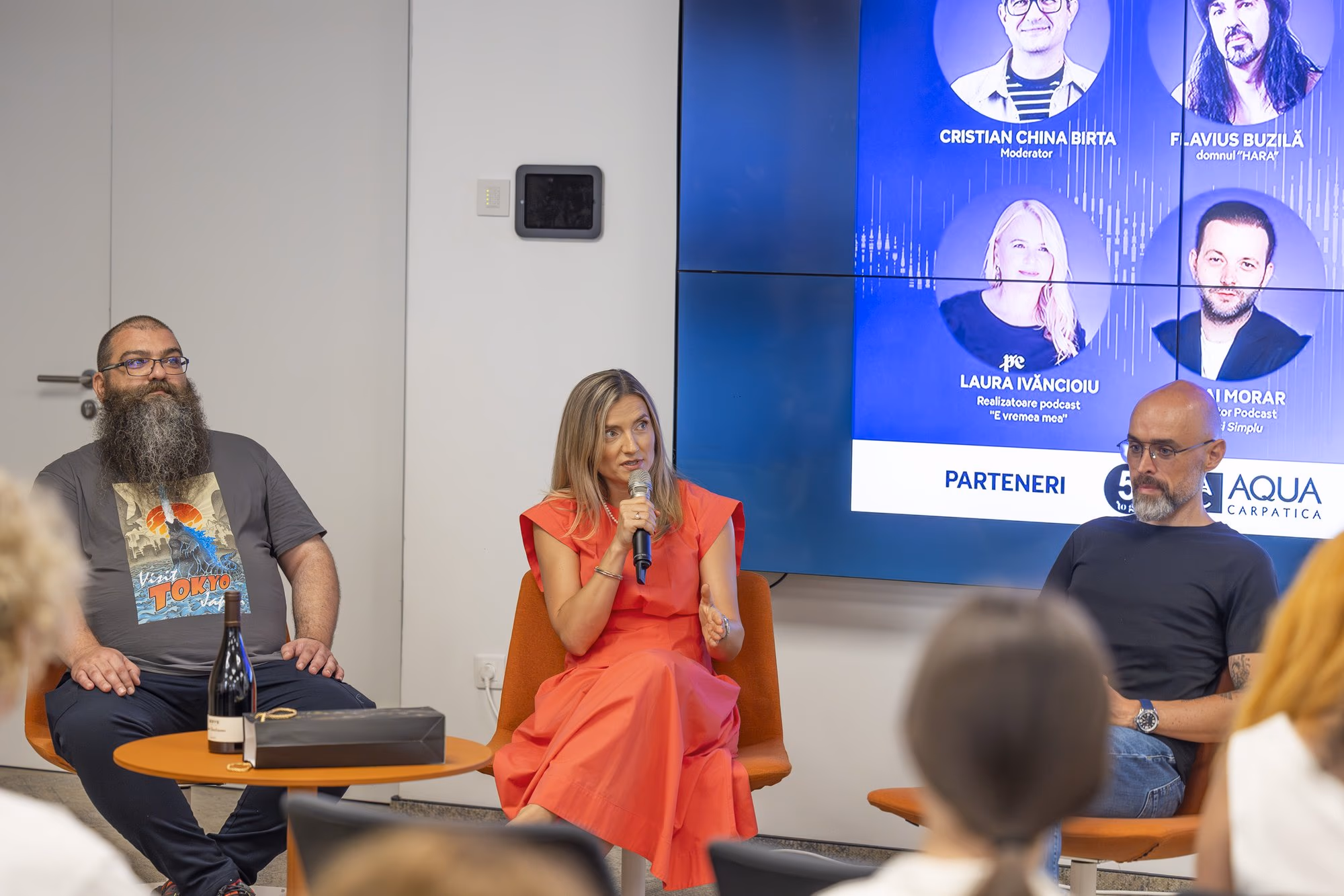 Panel 3 — from left to right: Andrei Pogăciaș, Manuela Ciugudean, and Răzvan Vintilescu.
