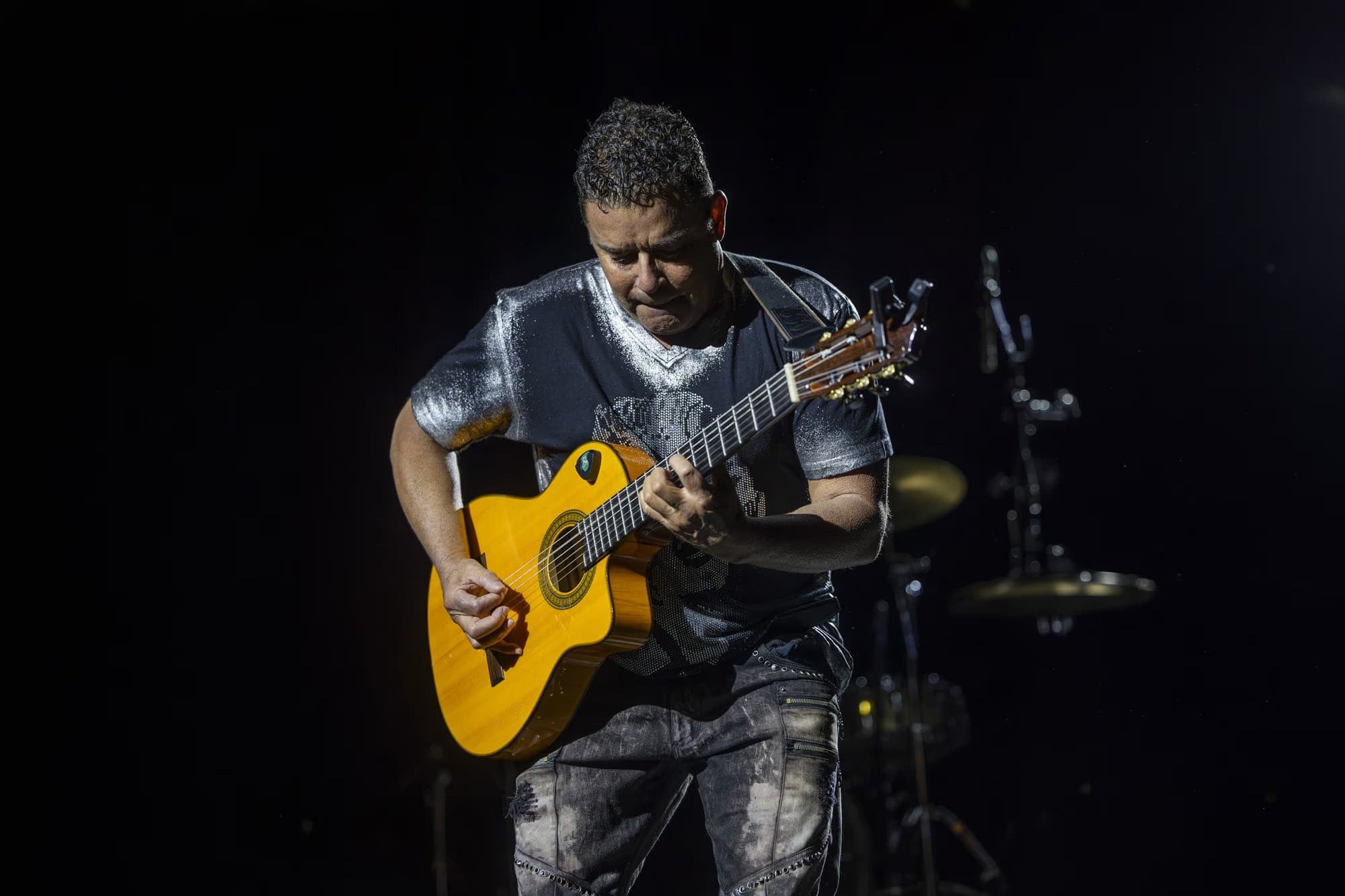 Marty Cintron pe scenă, 2022 — prima întâlnire, la Washington. Foto: AdiCoco.com