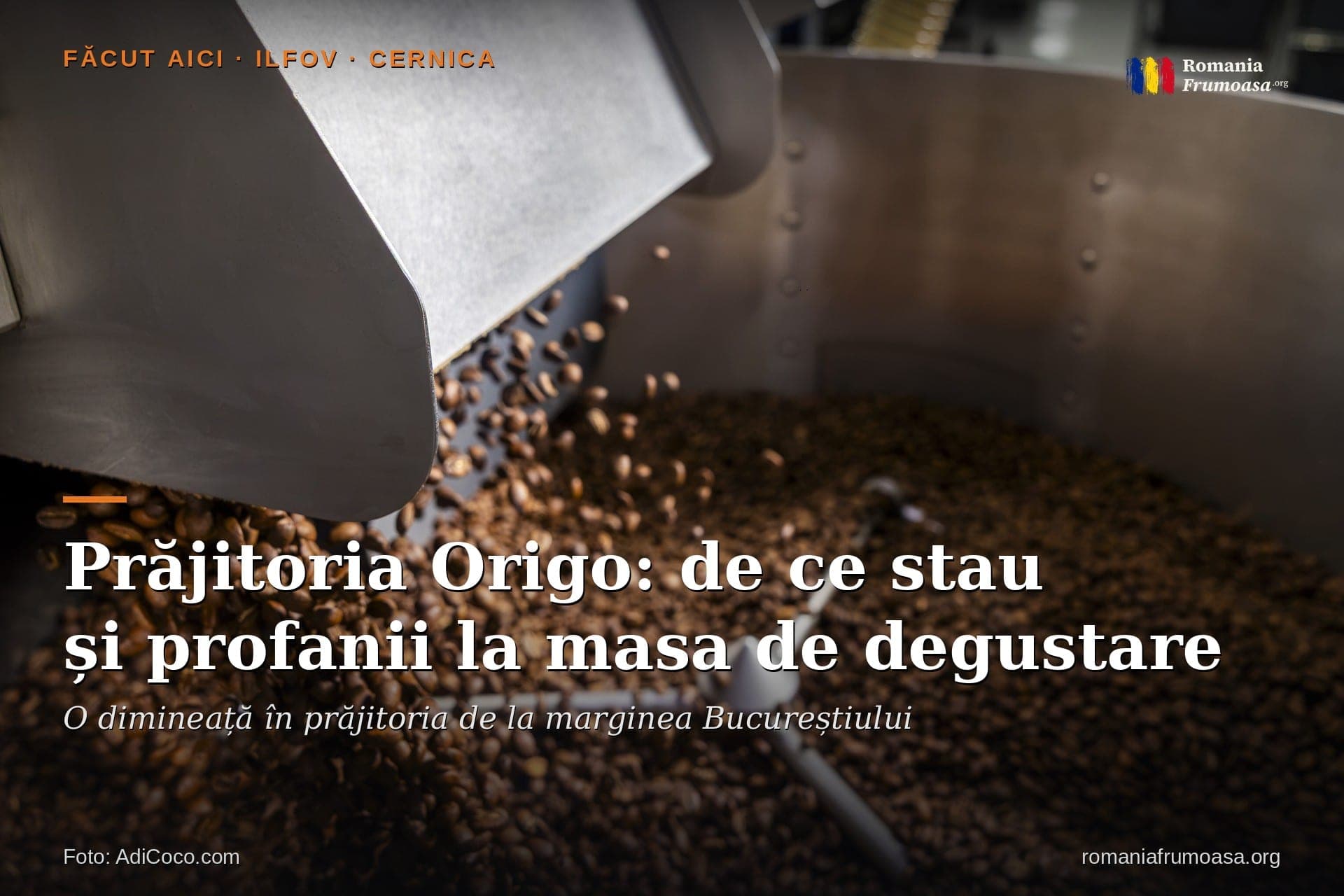 Prăjitoria Origo: de ce stau și profanii la masa de degustare